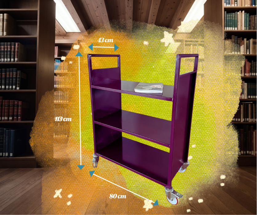 EXPM®  Book Trolleys 80x43x113 cm (height)