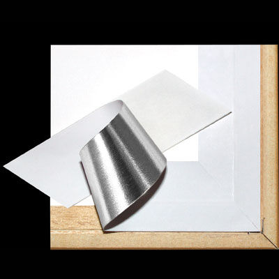 Self-Adhesive Foil-Backed Frame Sealing Tape White 32 mm × 26 m