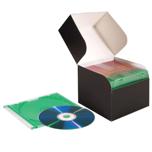 Flip Top Lid CD / DVD Storage Box - expmshop